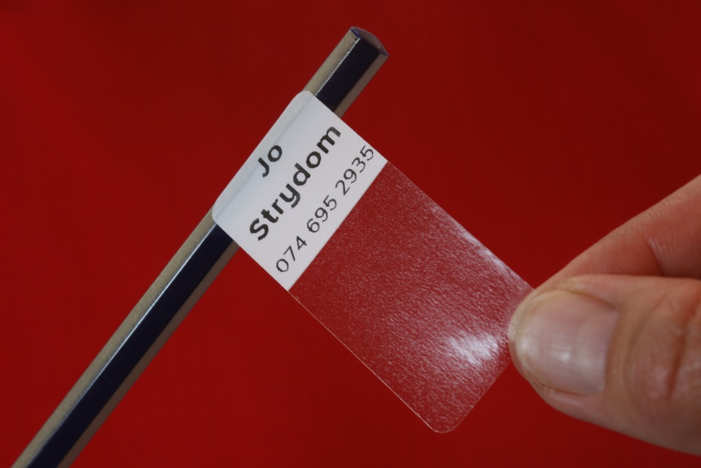 Wraparound label Label your Life